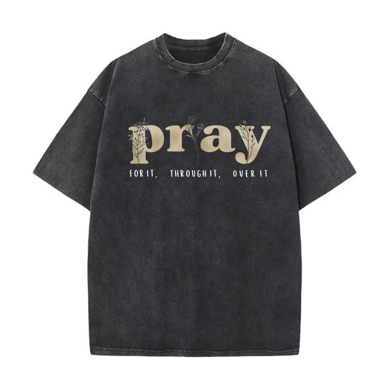 Faith Over Everything - Pray for It Christian Sweatshirt - Jesus Bible Verse Crewneck