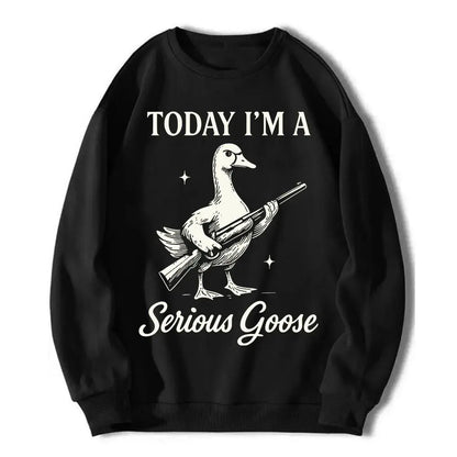 Get Noticed with Our 100% Cotton Quirky Goose Graphic Tee - Fun & Unique Casual T-Shirt for Everyone!