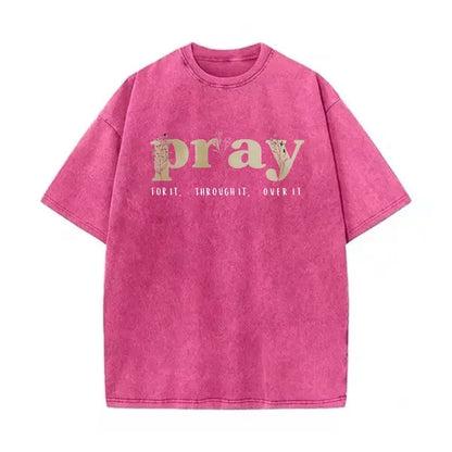 Faith Over Everything - Pray for It Christian Sweatshirt - Jesus Bible Verse Crewneck