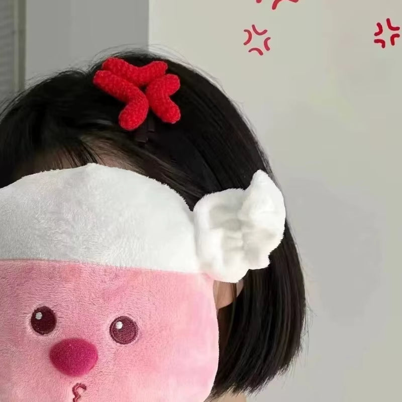 Charming Angry Hair Clip – Unique Duckbill Clip & Crochet Yarn Headband for Fun Style